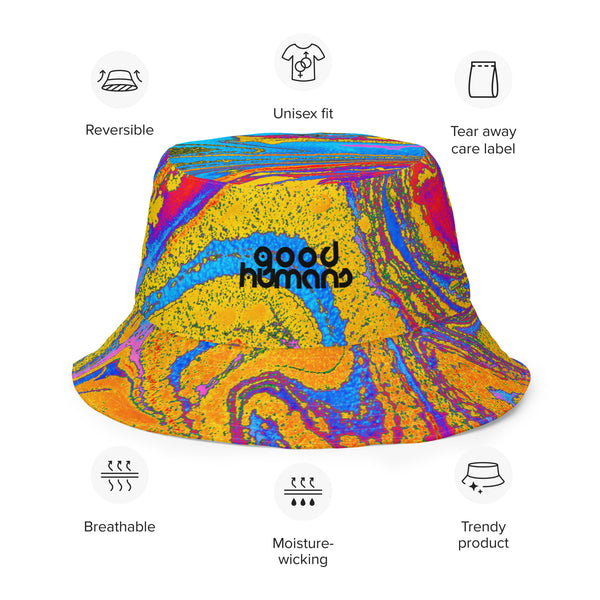 Good Humans Genderless Reversible Bucket Hat