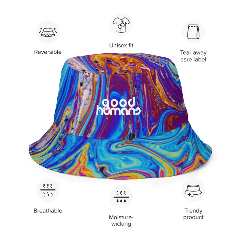 Good Humans Genderless Reversible Bucket Hat