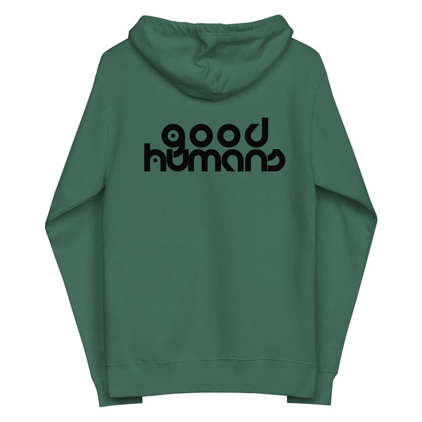 Good Humans & Ink Different Genderless Fleece Zip Up Hoodie