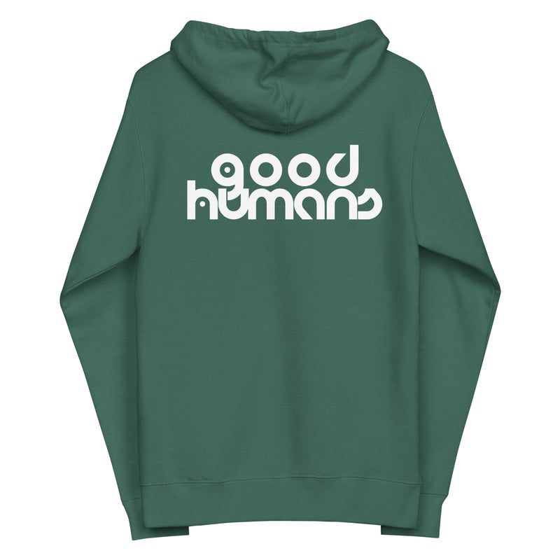 Good Humans and Ink Different Rainbow Genderless Fleece Zip Up Hoodie